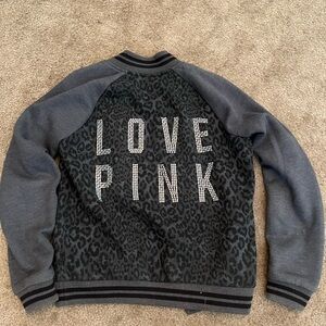 Victoria Secret PINK - Boomer Jacket - Gray Cheetah